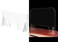 Anti Saliva Protective Acrylic Isolation Board Baffle For Fonter Desk Counter