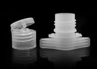 Plastic Spout closure with 20-410 flip top lids for shampoo compound bags