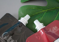 Juice Milk Packaging 8.6mm Stand Up Liquid Spout Bags