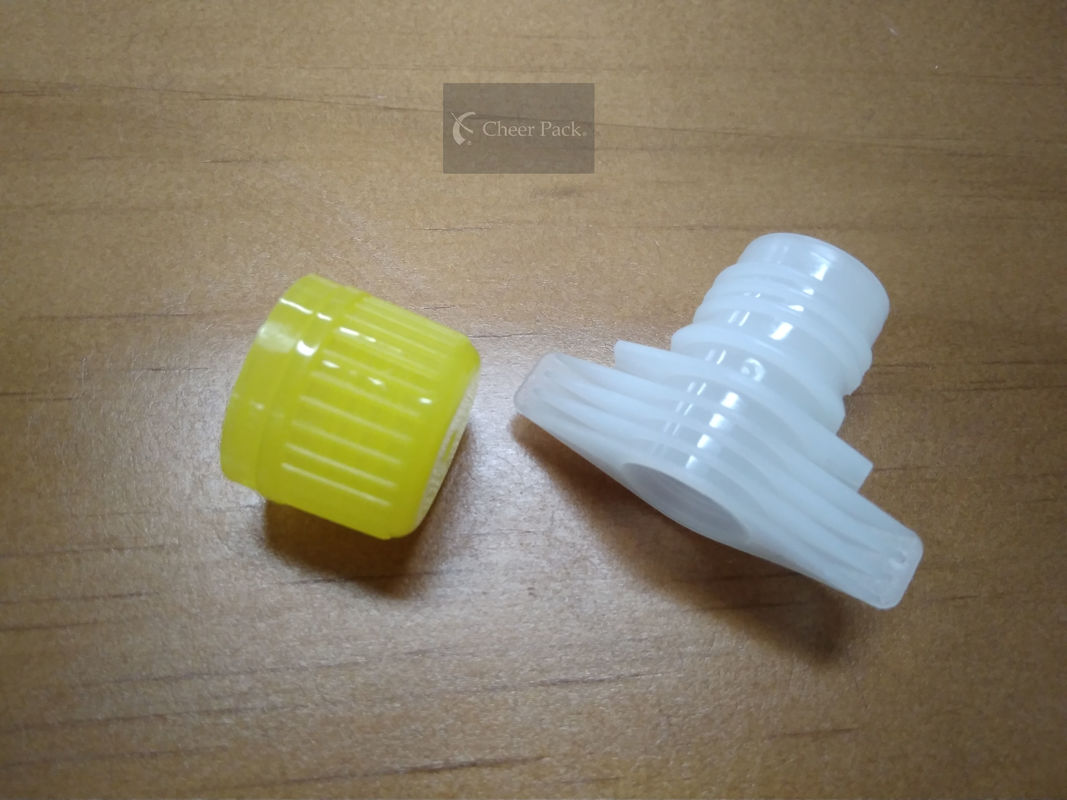 Colorful Professional Twist Spout Cap PE Materials With 16 Millimeter Inner Diameter