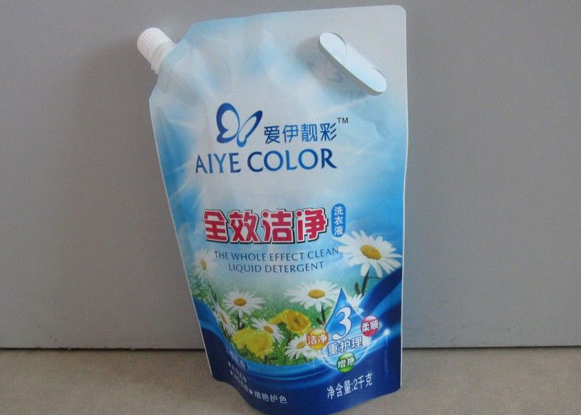 Professional Plastic Liquid Spout Bags Biodegradable For Food Packaging