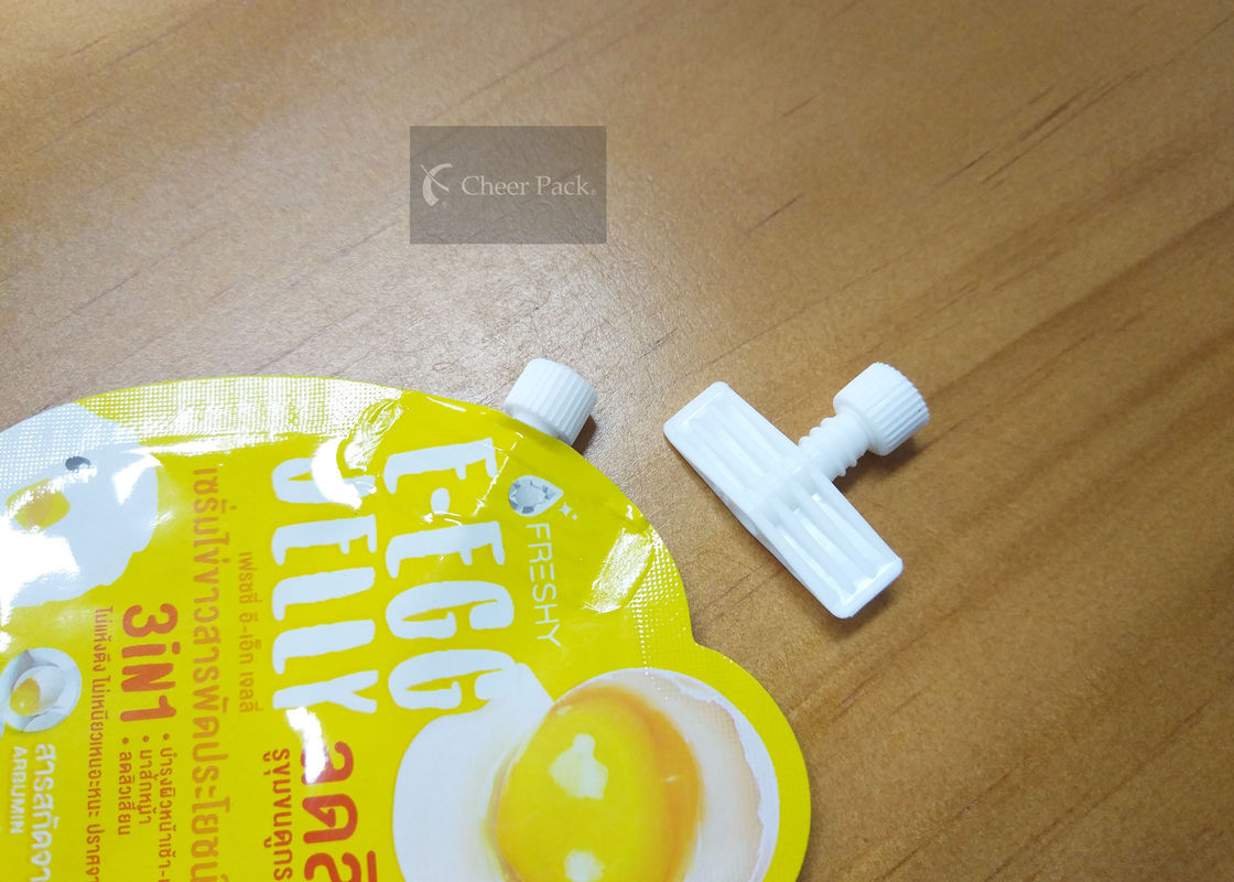 Small Diameter 4mm PE Twist Spout Cap / Plastic Bottle Spout Cap