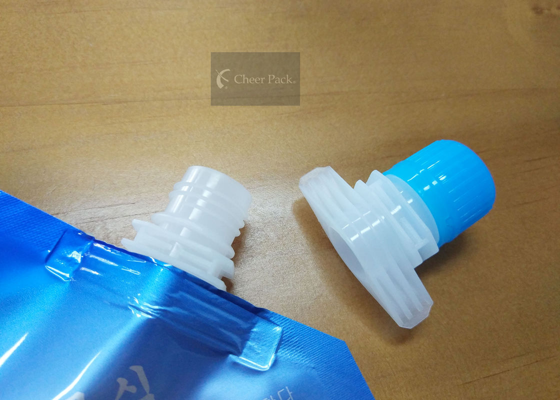 16mm Diameter Baby Food Pouch Caps / Plastic Bottle Spout Cap