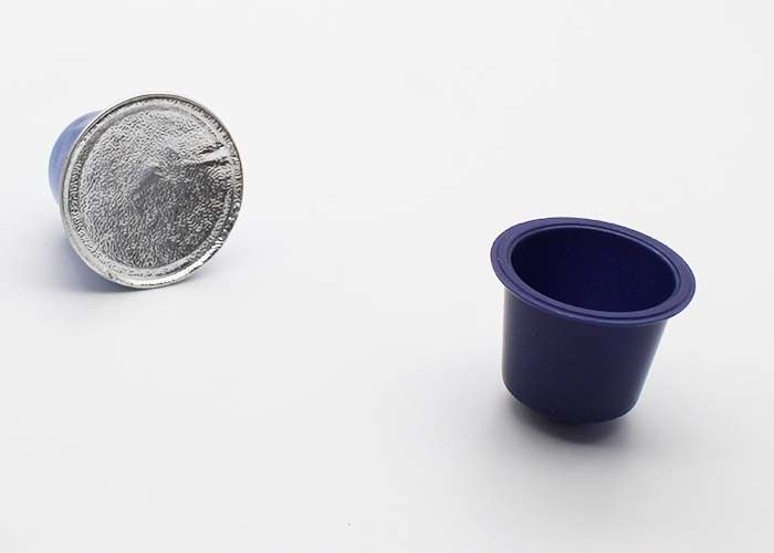Little Plastic PP Tea / Coffee Pod Capsules With Foil Lid Food Standard