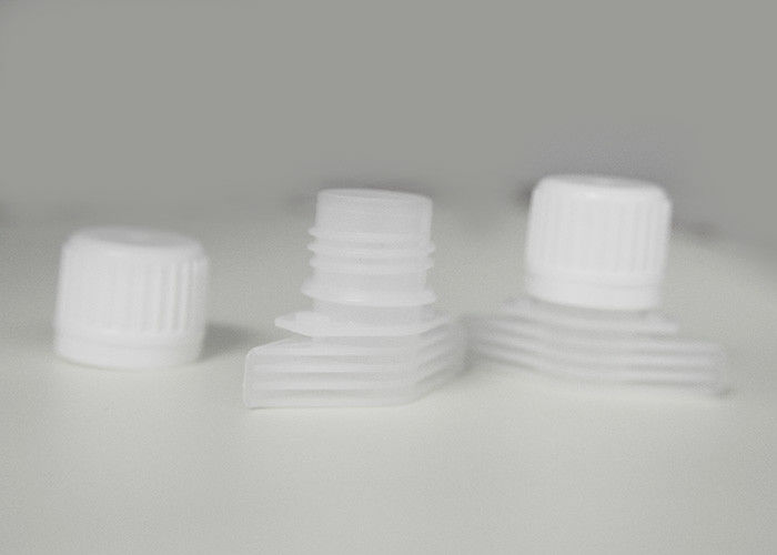 PE Food Grade Pour Plastic Spout Caps For Sugar Packing Bag Diameter 16mm
