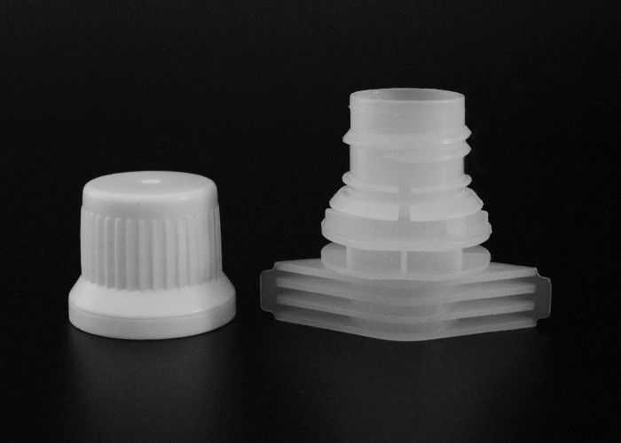 Dia 15mm Non Plasticizer PP PE Plastic Pour Spout Caps For Baby Food Pouch