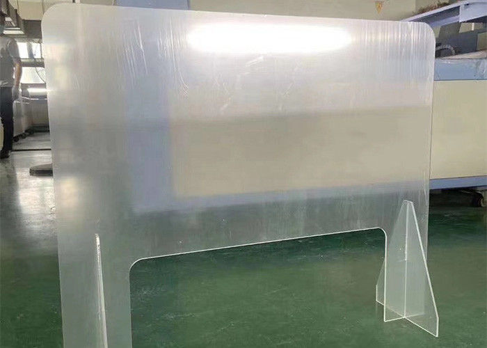 Anti Saliva Protective Acrylic Isolation Board Baffle For Fonter Desk Counter