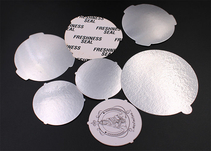 Heat Sealing Induction 0.6mm Aluminium Foil Seals Easy Peel Off