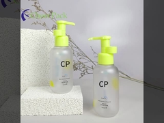 Round Bottom Shampoo Bottle Packaging Press Bath Oil Bottle Plastic Wash and Shower Gel Bottle