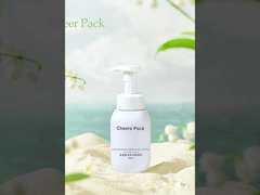 Wholesale 200ml 300ml 400ml 500ml Cosmetic PET Foaming Cleanser Facial Foam Pump Soap Dispenser Bott