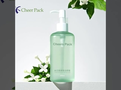Green Luxury 50ml 100ml 450ml Round Plastic Cosmetic Lotion Bottles PP Material Press Pump Squeeze B