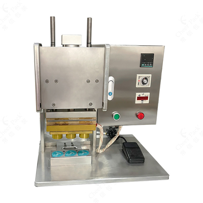 Small Semi-Automatic Heat Sealing Machine For Spouted Stand Up Pouches And Capsule Cups