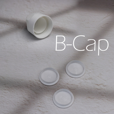 Innovation Compostable Plastic  Solid-liquid Separation Press Shake Nutrient Lid For Vitamin Drink Packaging