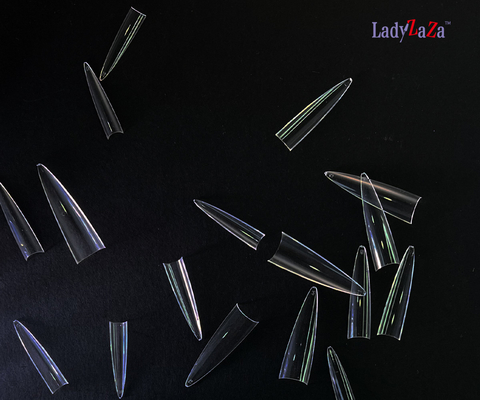 False Nails 24 PCS Plastic ABS Press-on Coffin False Nails Detachable Wearable FakeNails
