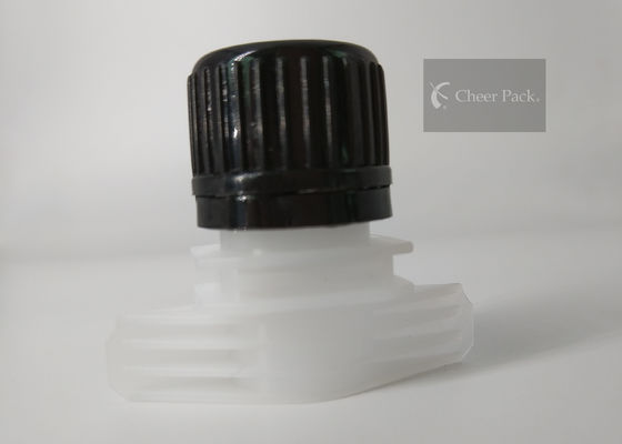 Outer Dia 18mm HDPE Plastic Spout Cap For Liquid Doypack Packaging
