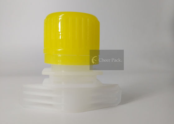 Diffirent Color Bottle Spout Cap For Doypack Packaging , 16mm Diameter