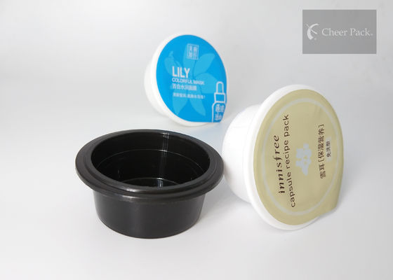 Capacity 20ml Plastic Capsule Recipe Pack 22mm Dia For Facial Mask