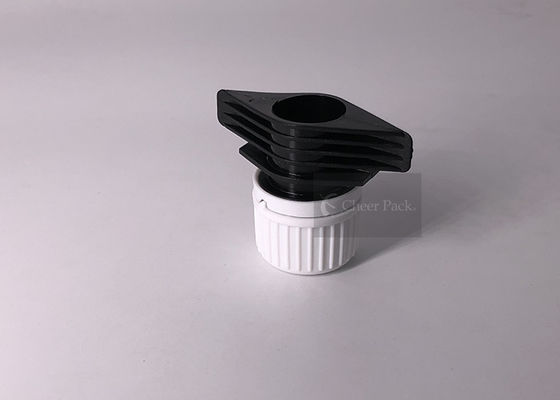 White Or Black Color PE Material Spout Cap Heat Seal Laundry Detergent Bag