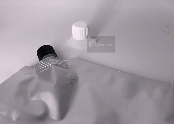White Or Black Color PE Material Spout Cap Heat Seal Laundry Detergent Bag