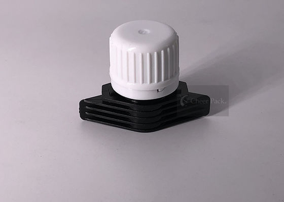 White Or Black Color PE Material Spout Cap Heat Seal Laundry Detergent Bag