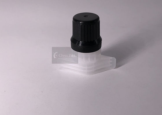 Diameter 9.6 Mm Twist Plastic Bottle Spout Cap 1.16cm Outer Dia , Screw Cap Type