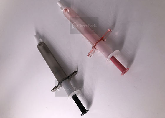 Colorful NS Material Small Plastic Syringe , Mask Essence Syringe 75*20mm Outer Size