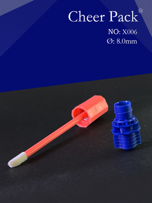 PE Material 8mm Inner Diameter Plastic Spout Cover For Lipstick And Eyebrow Products