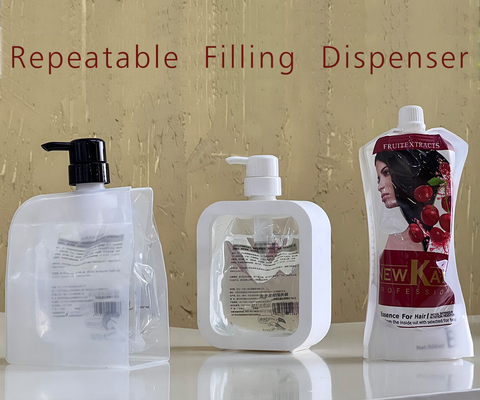 Repeatable Liquid Hand Sanitizer Dispenser Transparent Soap Dispenser Dishwasher Shampoo Lotion Bottle Empty Bottle House