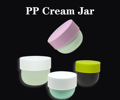PP PCR Material 50ml 100ml 200ml Wide Mouth Cans For Cosmetics Frosting Cream , Mousse Cake And Ice Cream