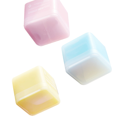 PP And PCR Materials Square With Flip Cover And Clip , Salicylic Acid Toner Sheets , PP Box