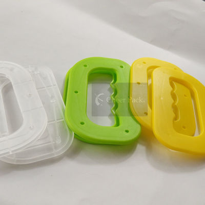 Polypropylene Plastic Bag Handles Smooth Surface With 72mm Inner Hole Length