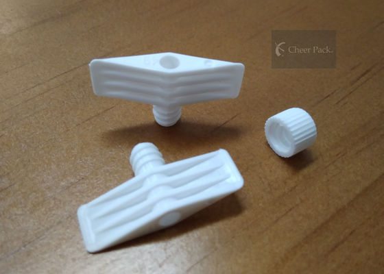 4 Millimeter Diameter Twist Spout Cap For Plastic Doypack , PE Material