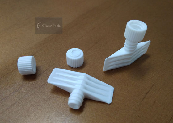 4 Millimeter Diameter Twist Spout Cap For Plastic Doypack , PE Material