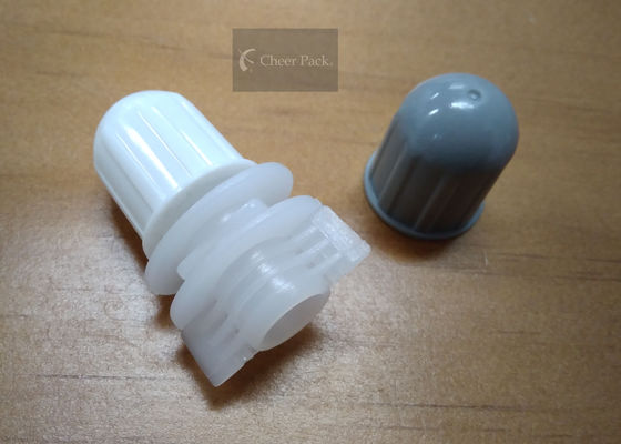 Polyethylene Round Twist Top Cap 12mm For Plastic Bag / Pouch , Plastic Material