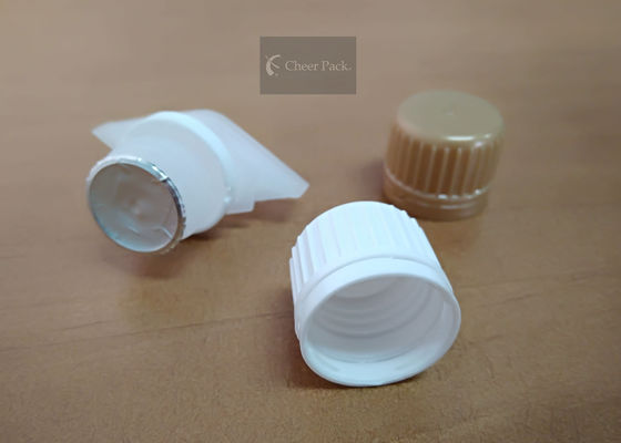 Plastic PE Doypack Spout For Stand Up Shampoo Pouch , Free Sample