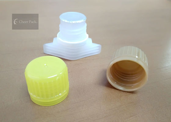 Plastic PE Doypack Spout For Stand Up Shampoo Pouch , Free Sample