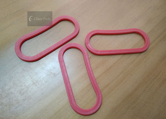 1.1 Gram Small Plastic Shopping Bag Handles , 75*22.5 Mm Inner Size