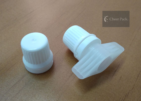 Custom Food Grade Plastic Spout Caps 4.4cm Heat Seal Size For Jelly Package