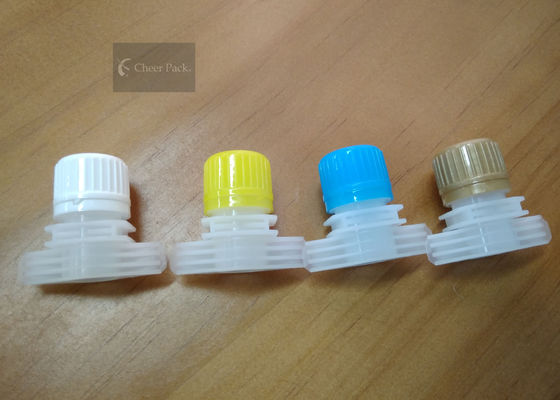 Security Seal Screw Baby Food Pouch Tops Plastic Injection Moulding For Doypack