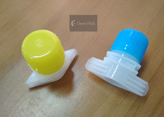Security Seal Screw Baby Food Pouch Tops Plastic Injection Moulding For Doypack