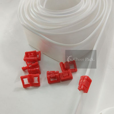 5 Kilogram PP ziplockk Zipper Red Color For Plastic Bag , Bag Zipper Lock