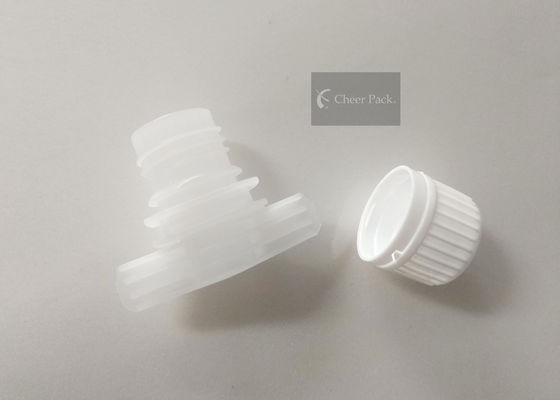 16mm Diameter Baby Food Pouch Caps / Plastic Bottle Spout Cap