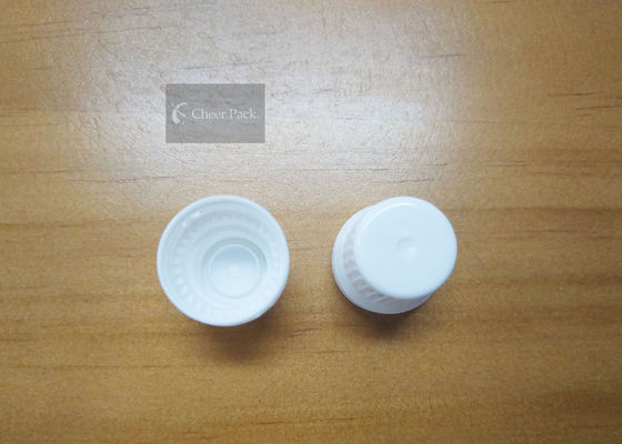 White Pour Spout Caps For Plastic Pouch Outer Diameter 1.16cm