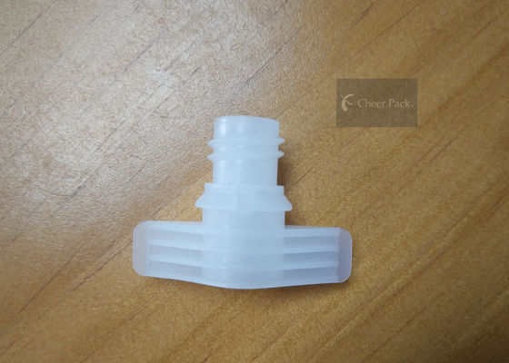 White Pour Spout Caps For Plastic Pouch Outer Diameter 1.16cm