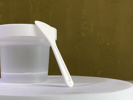 White Or Customized 82mm PP Spatula For Cosmetic Cream