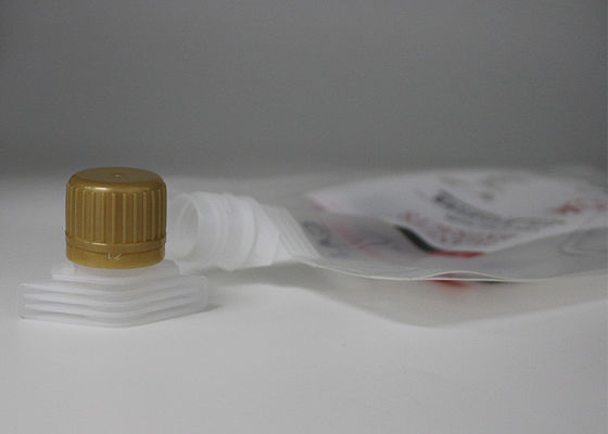 Versatile Plastic Spout Caps For Laundry Liquid Package Bags 39mm Height