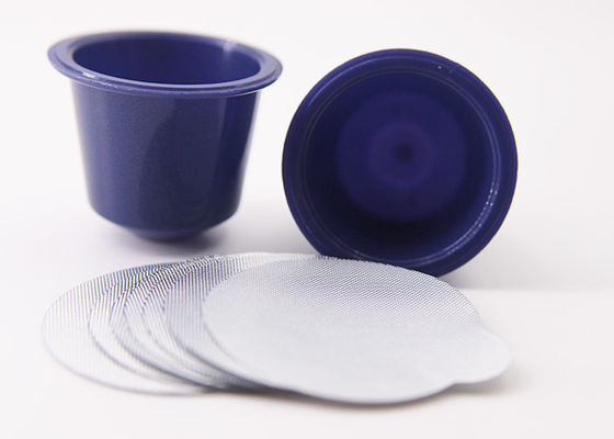 PP Material Instant Coffee Capsules Nespresso Pod Including Foils 28.5mm Height