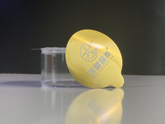 Aluminum Foil Lid Heat Seal Composite Lid For PS Cup Jar Bottle