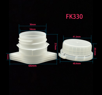 33mm Plastic Spout Caps Use On Stand-up Pouch Packaging For Packing Food &amp; Cosmetic