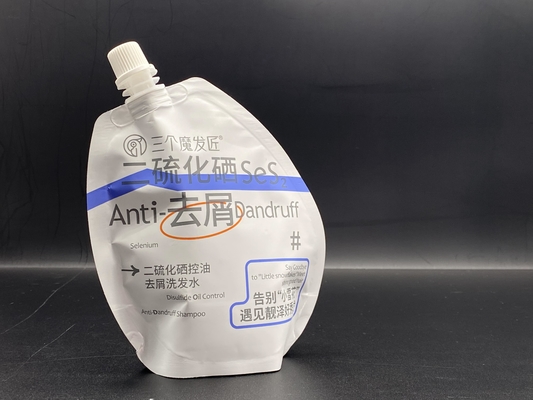 Custom Side Spout Pouch For Hand Soap Shampoo Dishwashing Liquid Detergent Packaging Liquid Doypack Bag